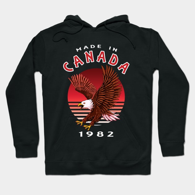 Flying Eagle - Made In Canada 1982 Hoodie by TMBTM